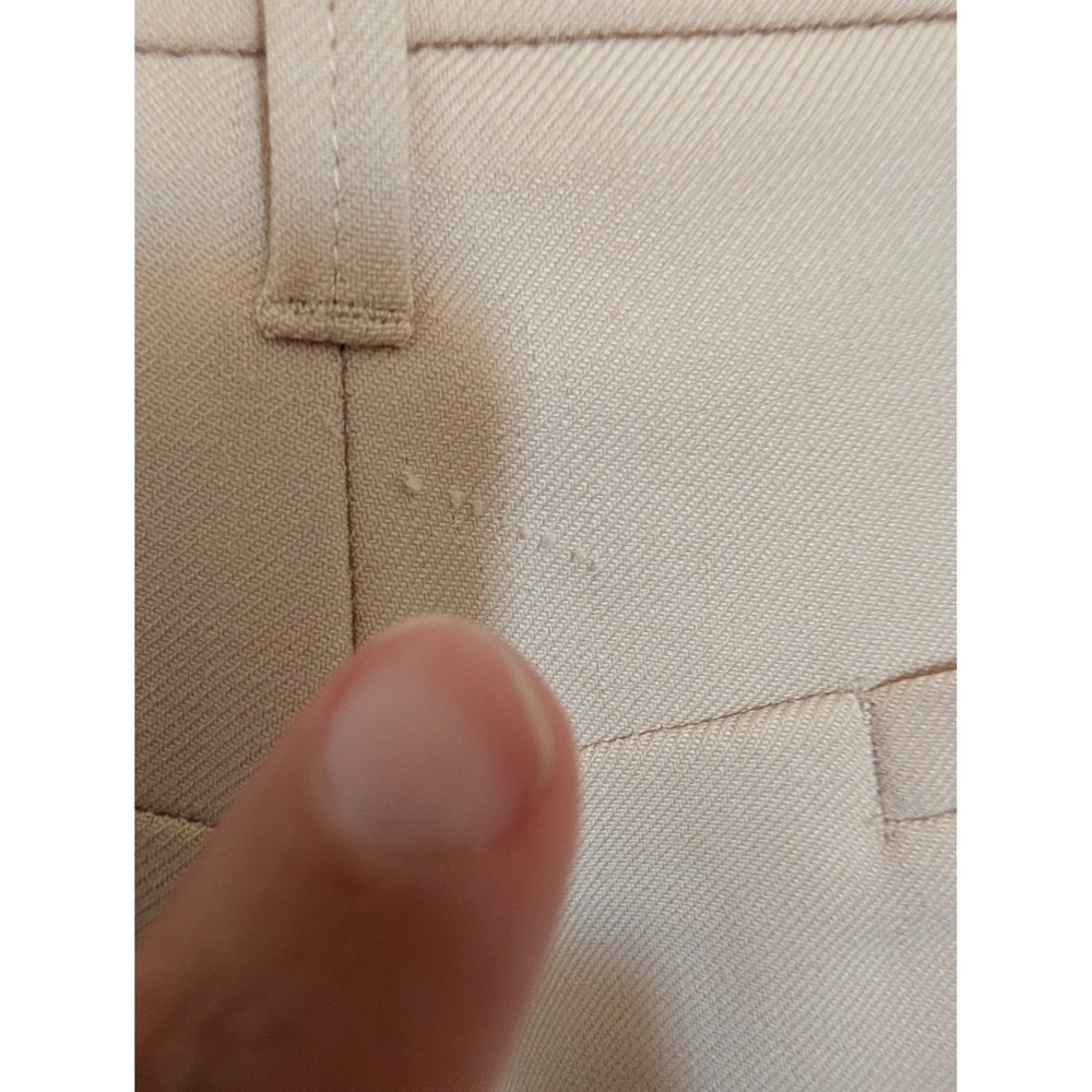 Women's Dorothee Schumacher Cream‎ Wool Blend Pleated Tapered Trousers Size XS - Picture 3 of 11